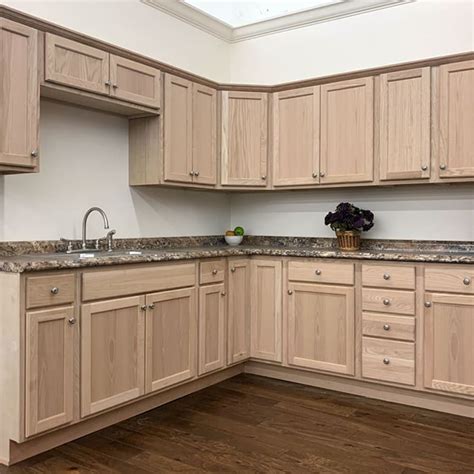 unfinished kitchen cabinets